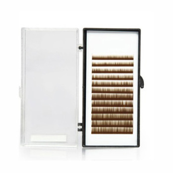 Волоски для наращивания бровей Коричневый